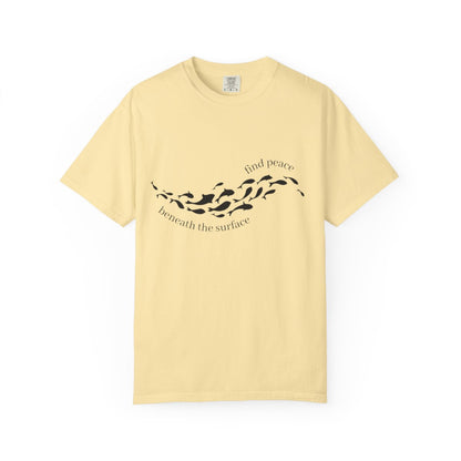 T-Shirt: Find Peace Beneath The Surface-Fish