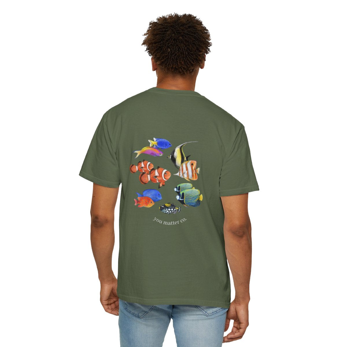 T-Shirt: Find Peace Beneath The Surface-Fish