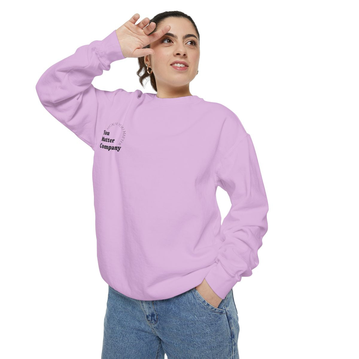 Crewneck: Mental Health Image-Love Yourself