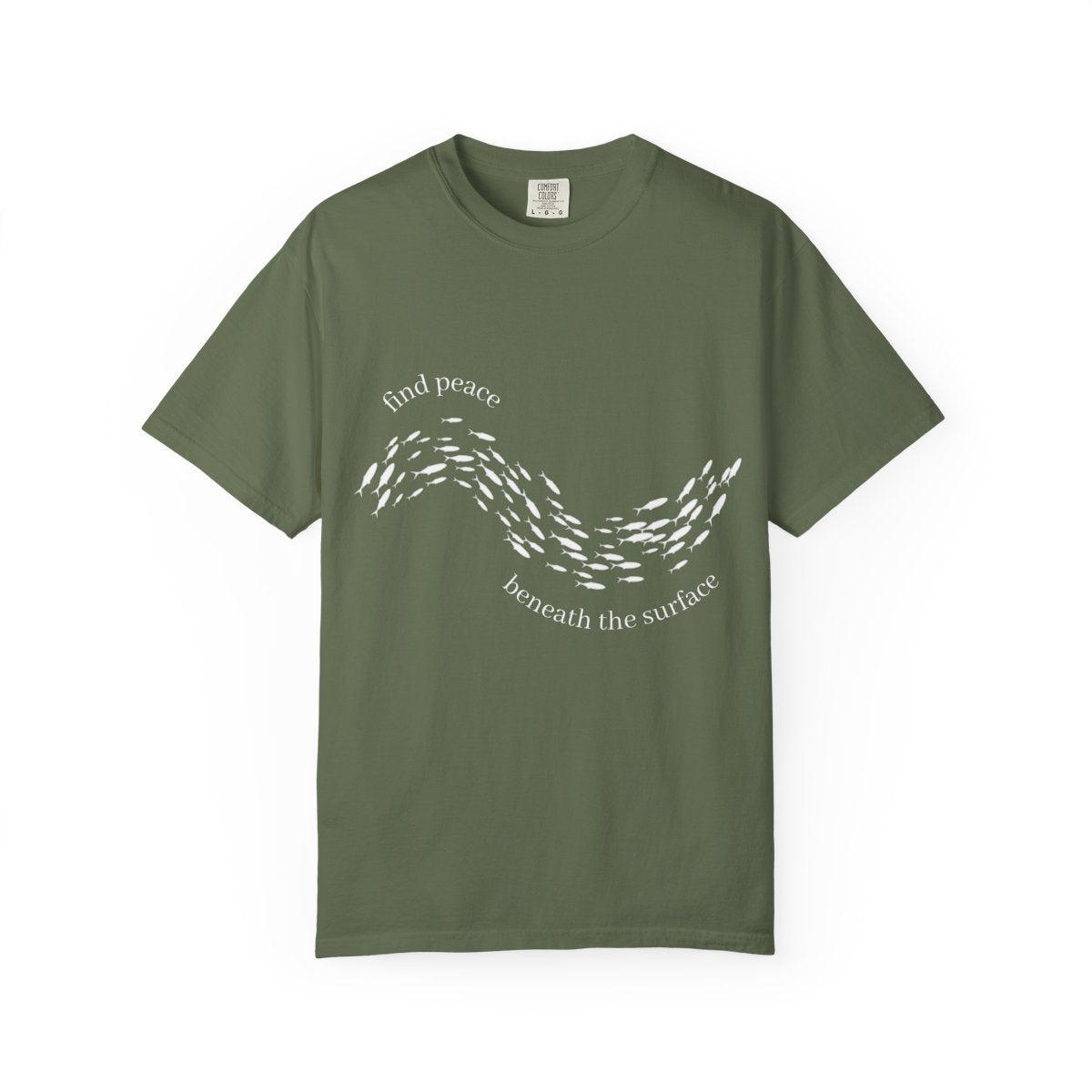 T-Shirt: Find Peace Beneath The Surface-Fish