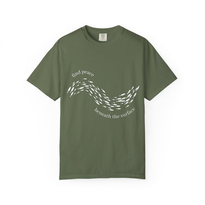 T-Shirt: Find Peace Beneath The Surface-Fish