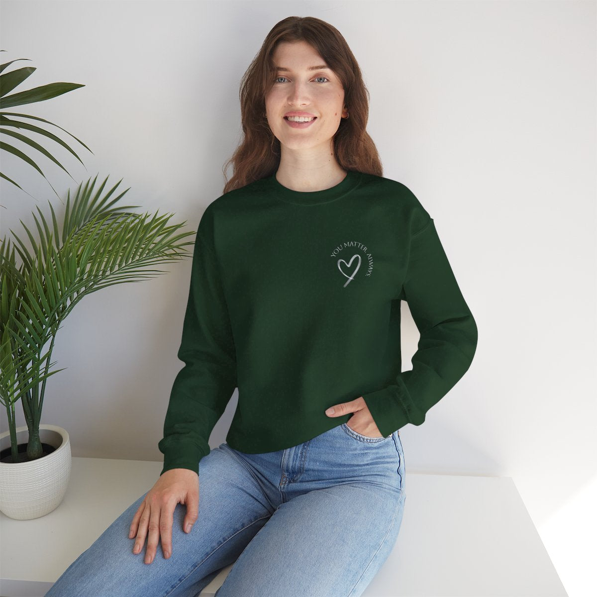 Crewneck: "What is Grief, if not Love Persevering?"