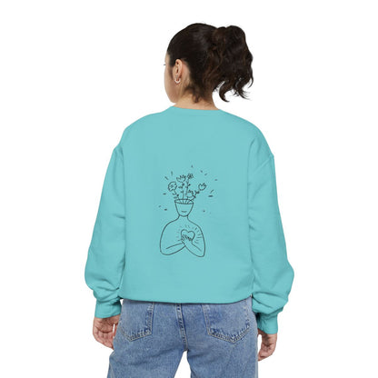 Crewneck: Mental Health Image-Love Yourself