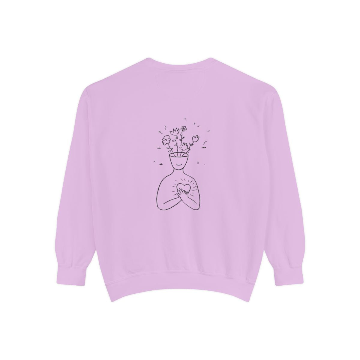 Crewneck: Mental Health Image-Love Yourself