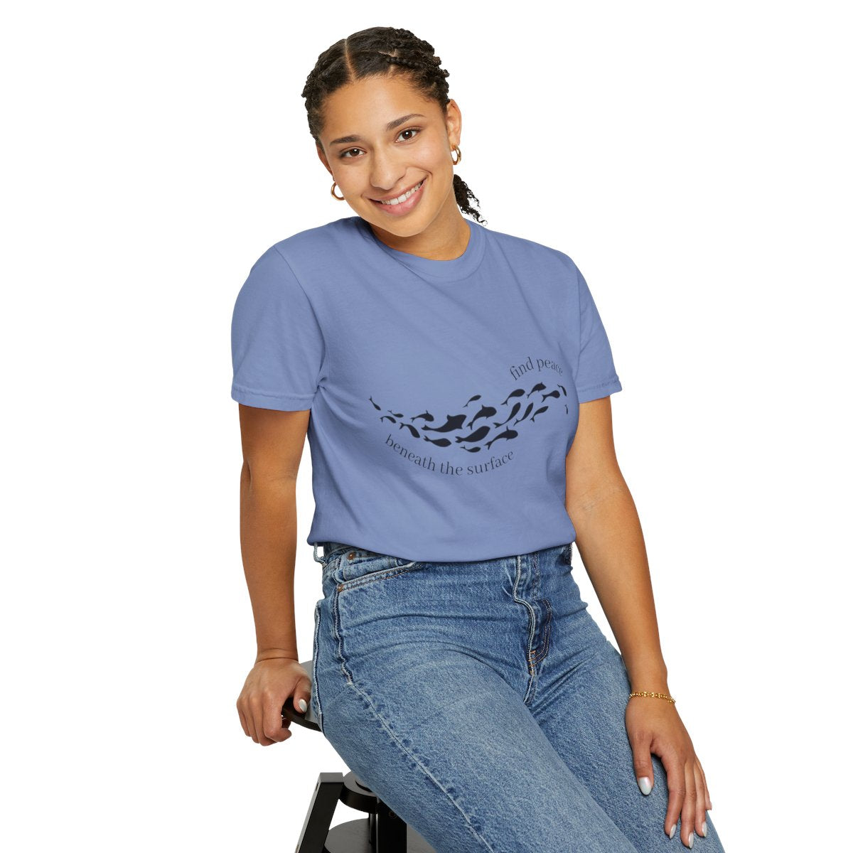 T-Shirt: Find Peace Beneath The Surface-Fish