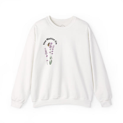Crewneck: Smile Today-Lavender