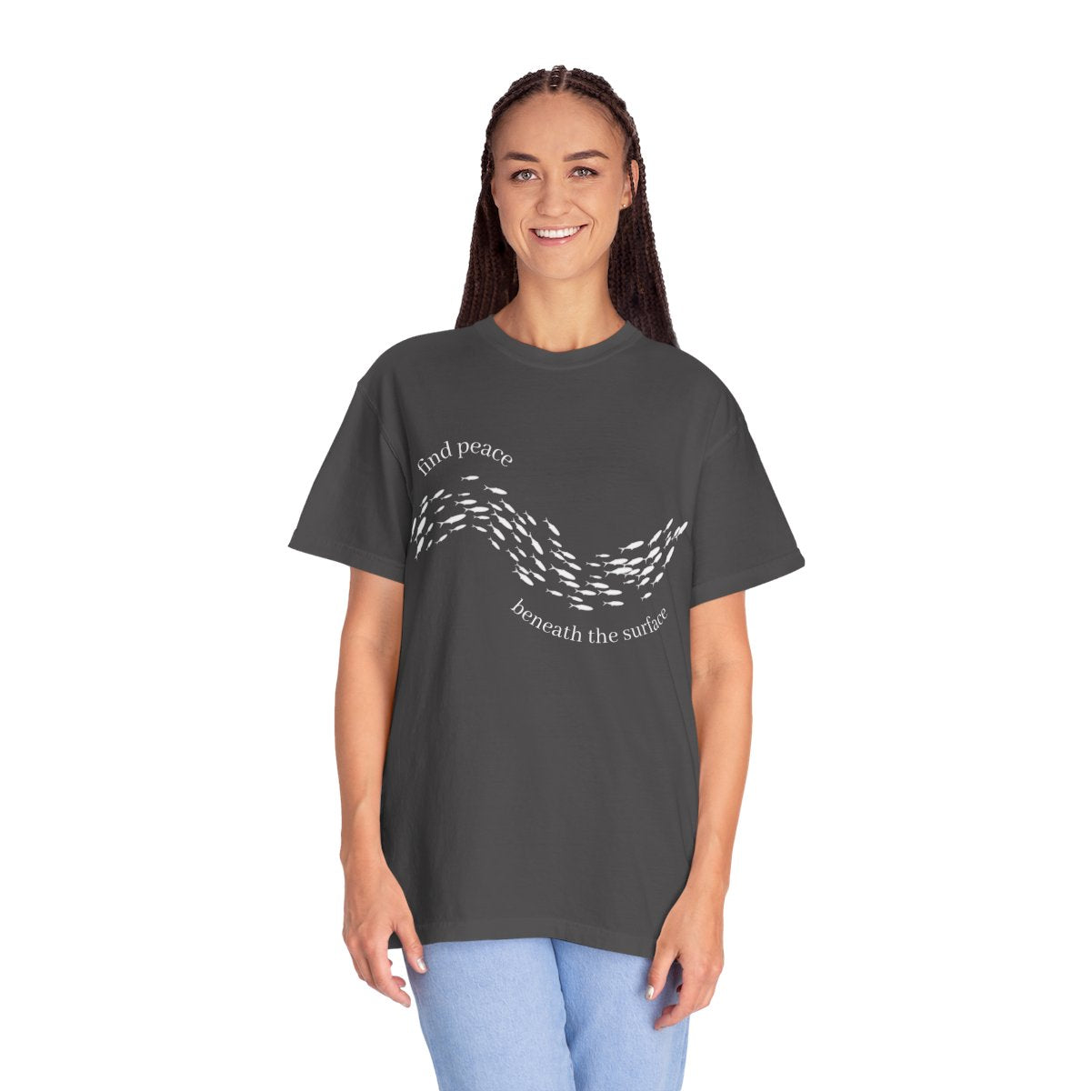 T-Shirt: Find Peace Beneath The Surface-Fish