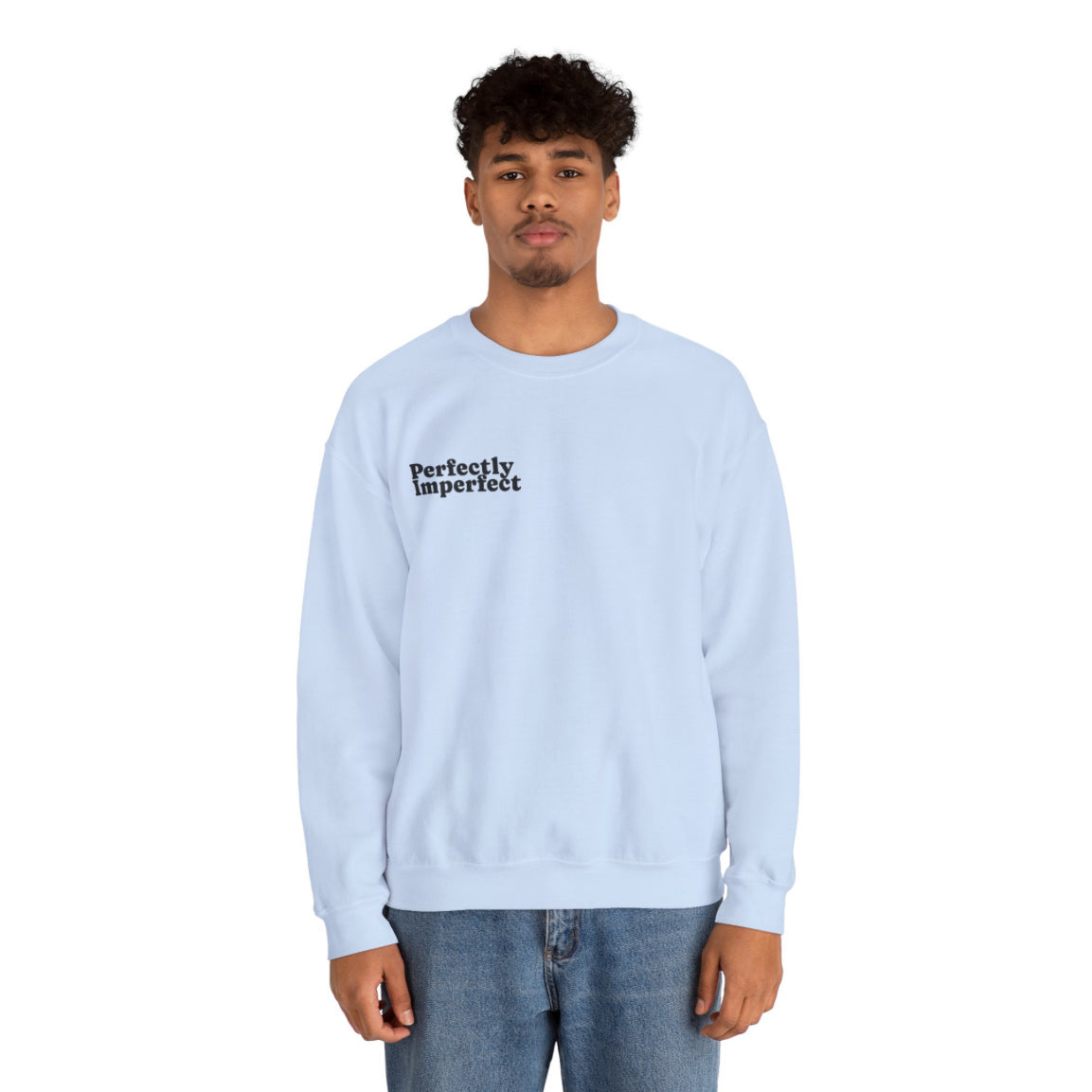 Crewneck: Progress Over Perfection-Lavender