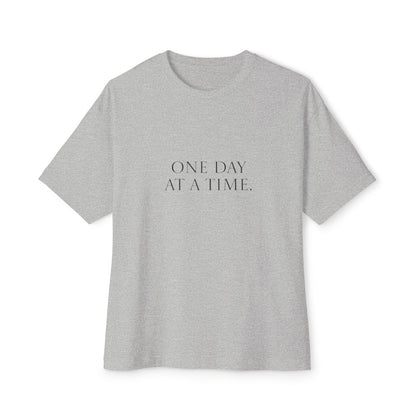 Oversized T-Shirt: One Day At A Time-Flower Pots