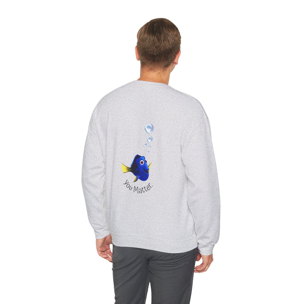 Crewneck: Just Keep Swimming-Fish