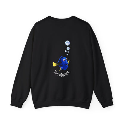 Crewneck: Just Keep Swimming-Fish