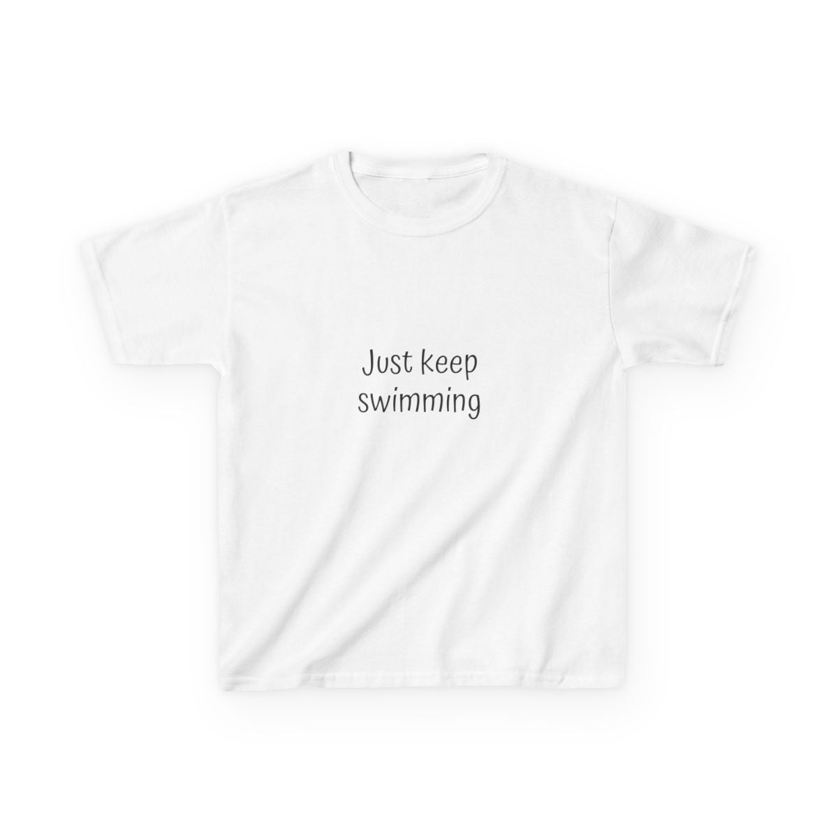 Kids T-Shirt: Just Keep Swimming-Fish