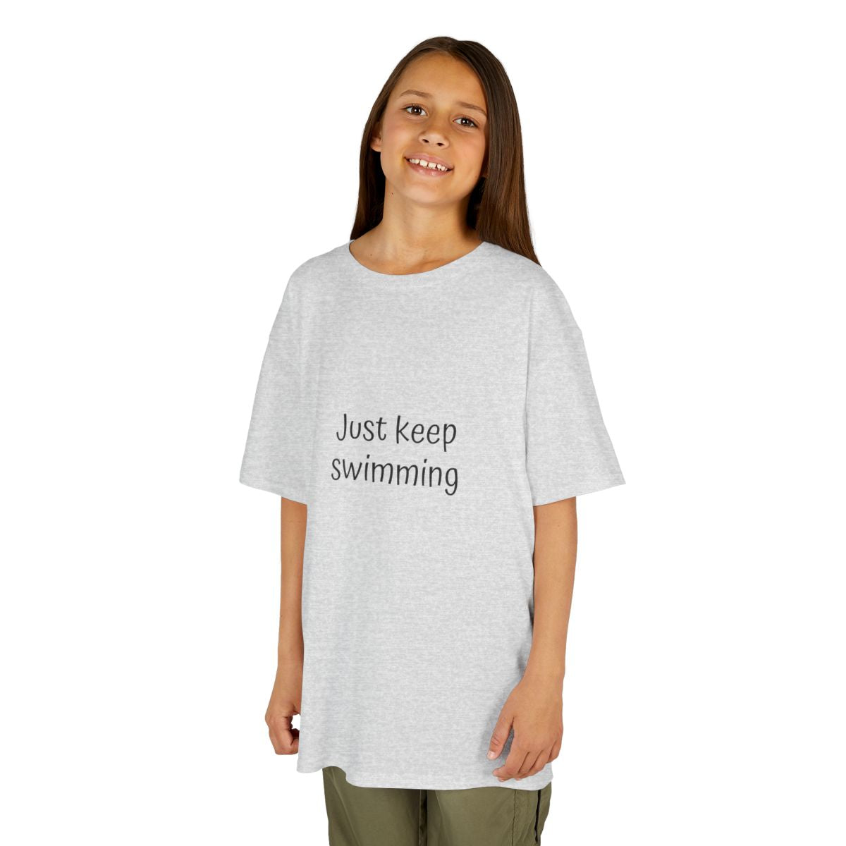 Kids T-Shirt: Just Keep Swimming-Fish