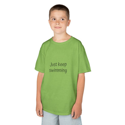 Kids T-Shirt: Just Keep Swimming-Fish