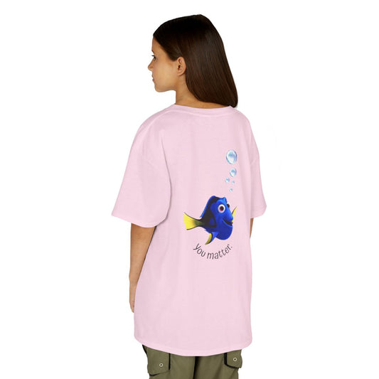 Kids T-Shirt: Just Keep Swimming-Fish