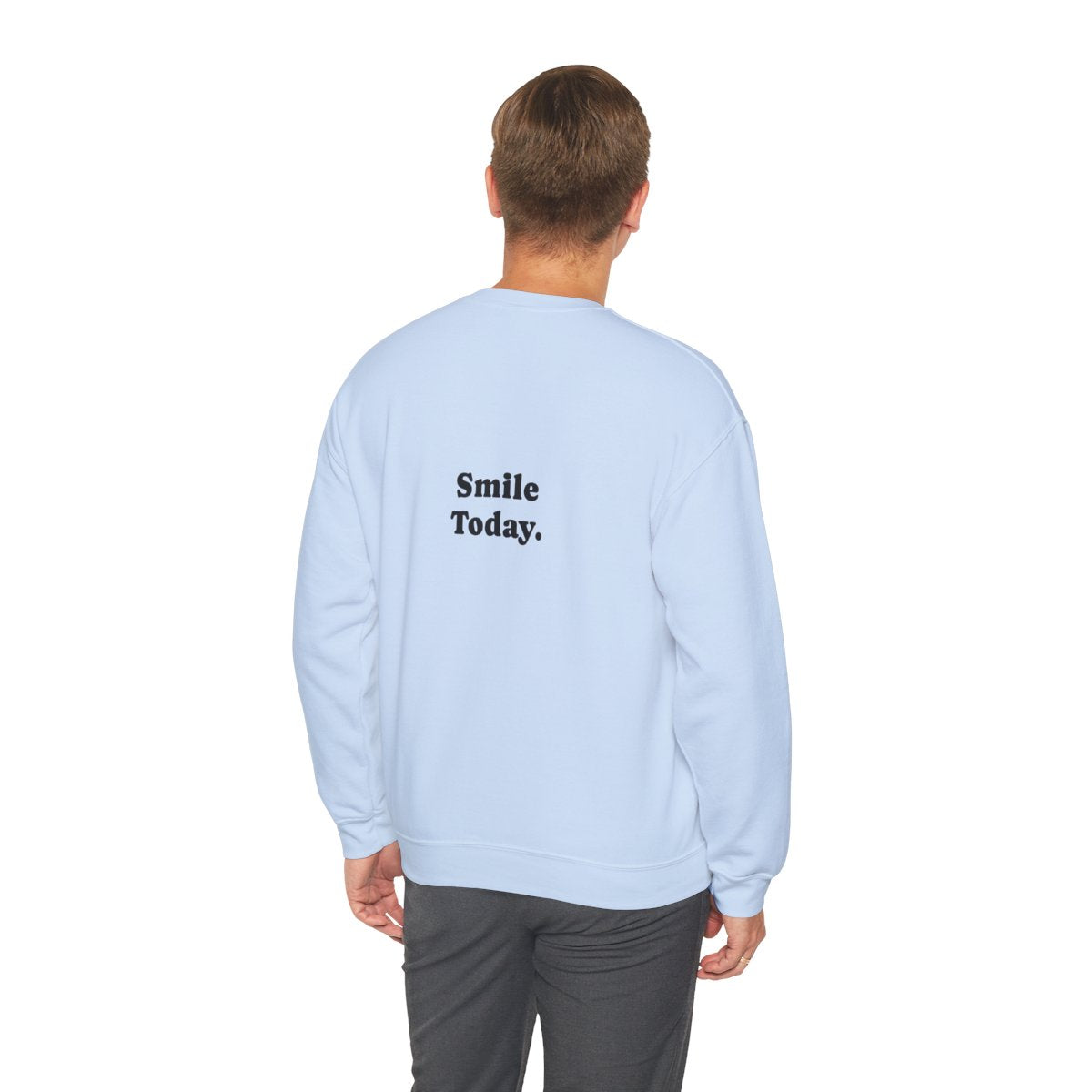 Crewneck: Smile Today-Lavender