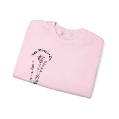 Crewneck: Smile Today-Lavender