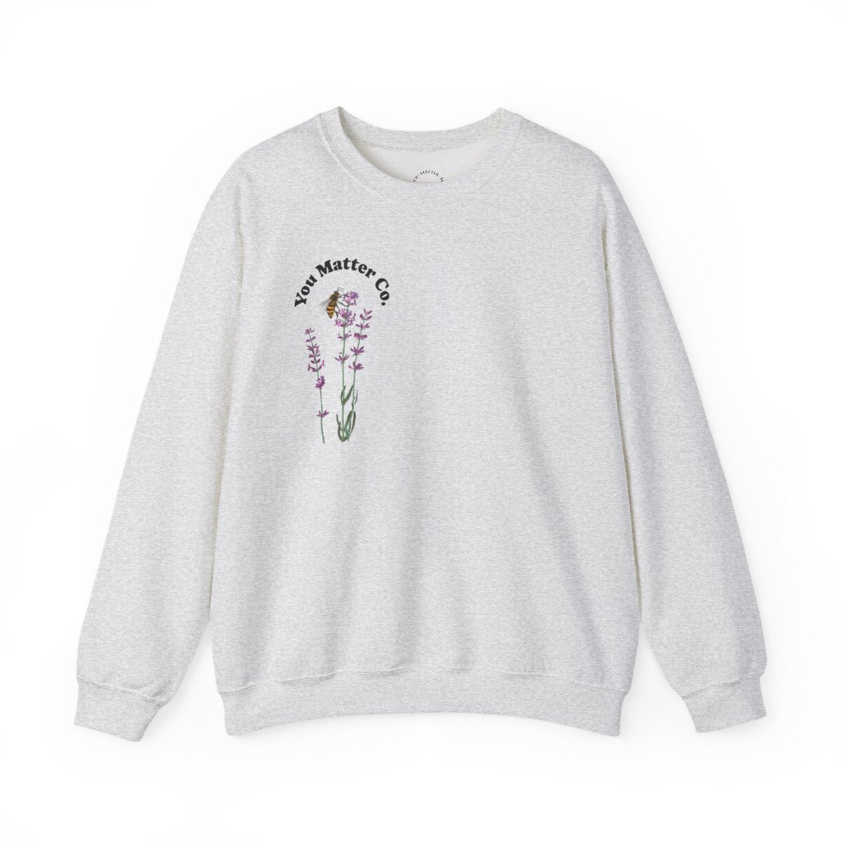 Crewneck: Smile Today-Lavender