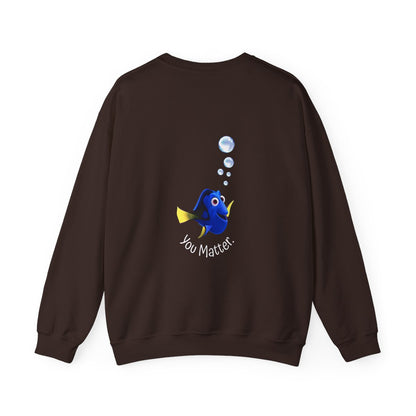Crewneck: Just Keep Swimming-Fish