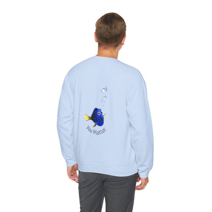 Crewneck: Just Keep Swimming-Fish