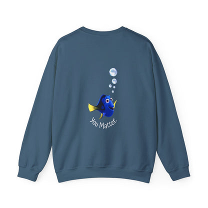 Crewneck: Just Keep Swimming-Fish