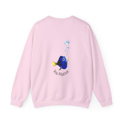 Crewneck: Just Keep Swimming-Fish