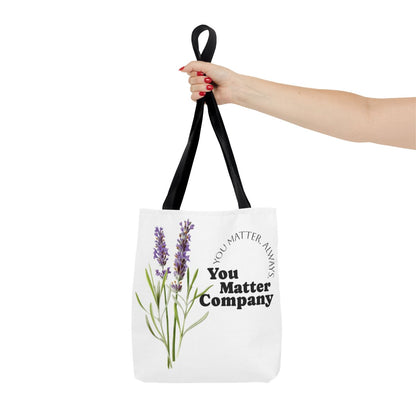You Matter Co. Tote Bag: Lavender