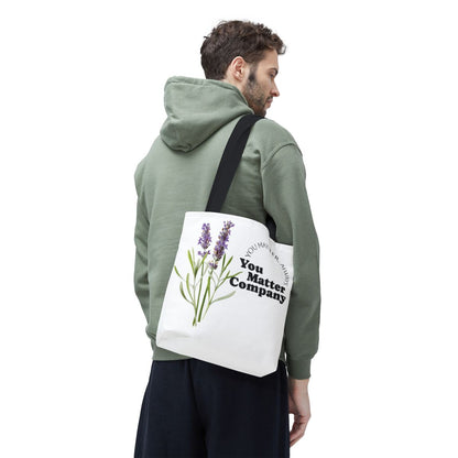 You Matter Co. Tote Bag: Lavender