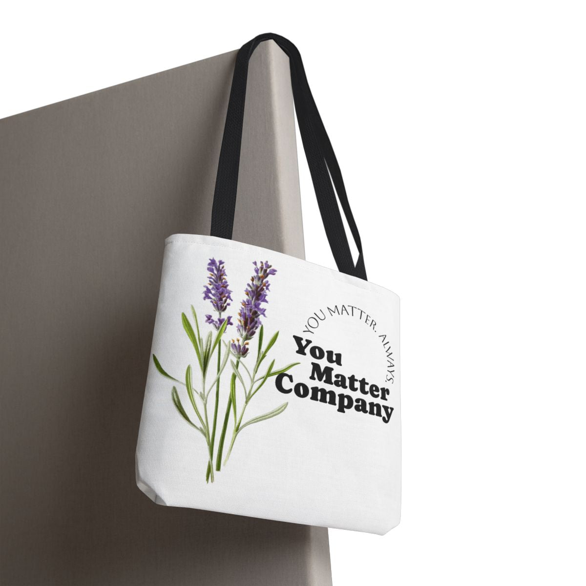 You Matter Co. Tote Bag: Lavender