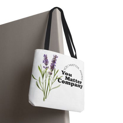 You Matter Co. Tote Bag: Lavender