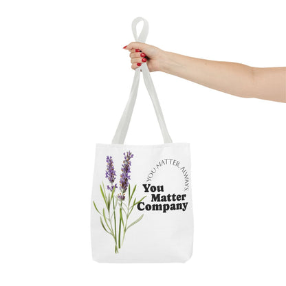 You Matter Co. Tote Bag: Lavender