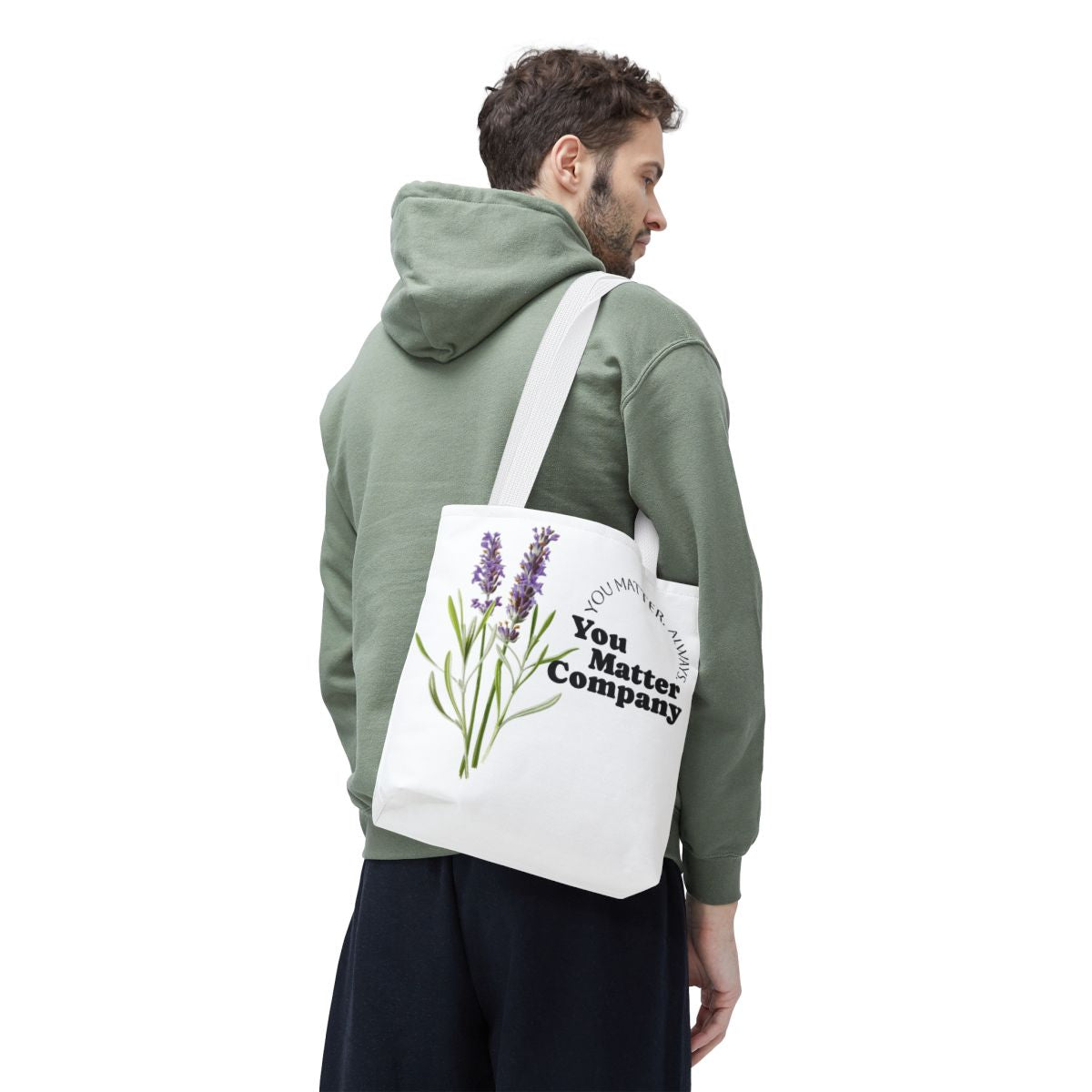 You Matter Co. Tote Bag: Lavender