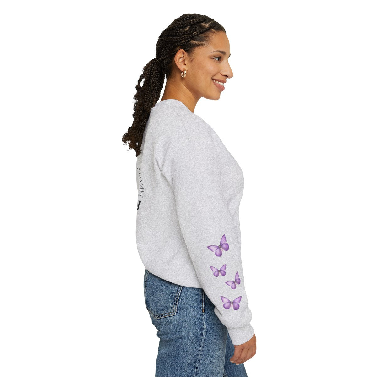 Crewneck: Butterfly Design/Sleeve Design-You Matter